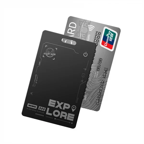 Traqueur WiWU WT-03 iTag - Dispositif de localisation anti-perte - Noir