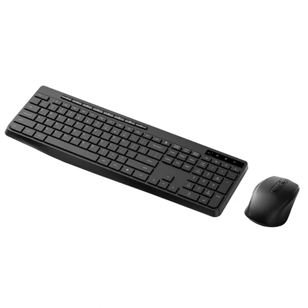 WiWU Ensemble Clavier et Souris de Bureau Sans Fil KM-01 - Noir