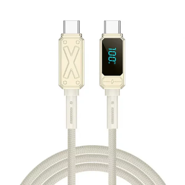 WiWU Câble de Charge Rapide Titan 30W Type-C vers Lightning 1.2m - Alliage de Titane