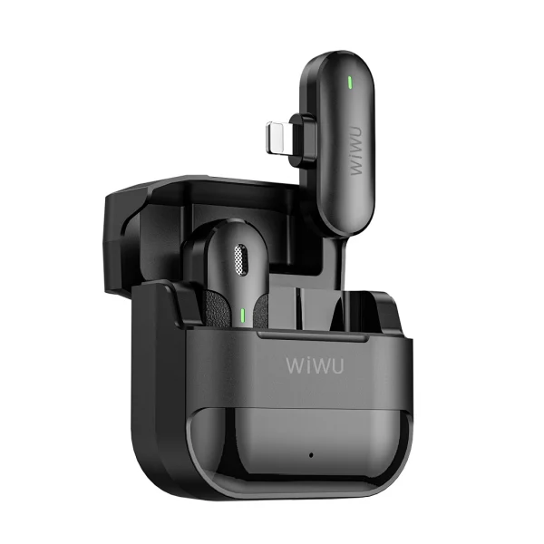 WiWU Mini Microphone Sans Fil Lightning - Noir