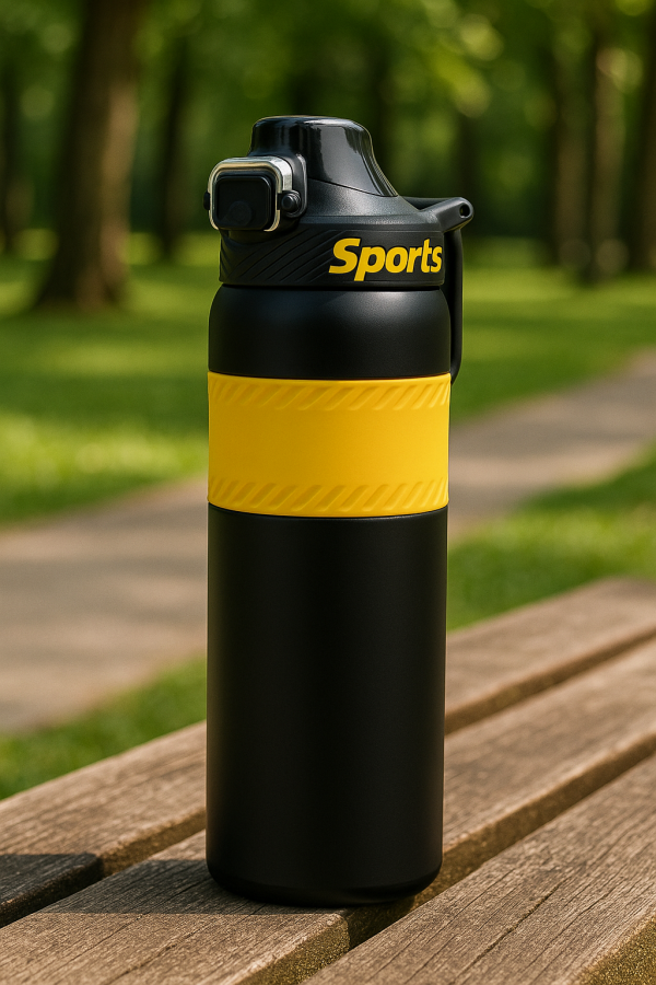 🥤 Bouteille de sport isotherme – Green Lion