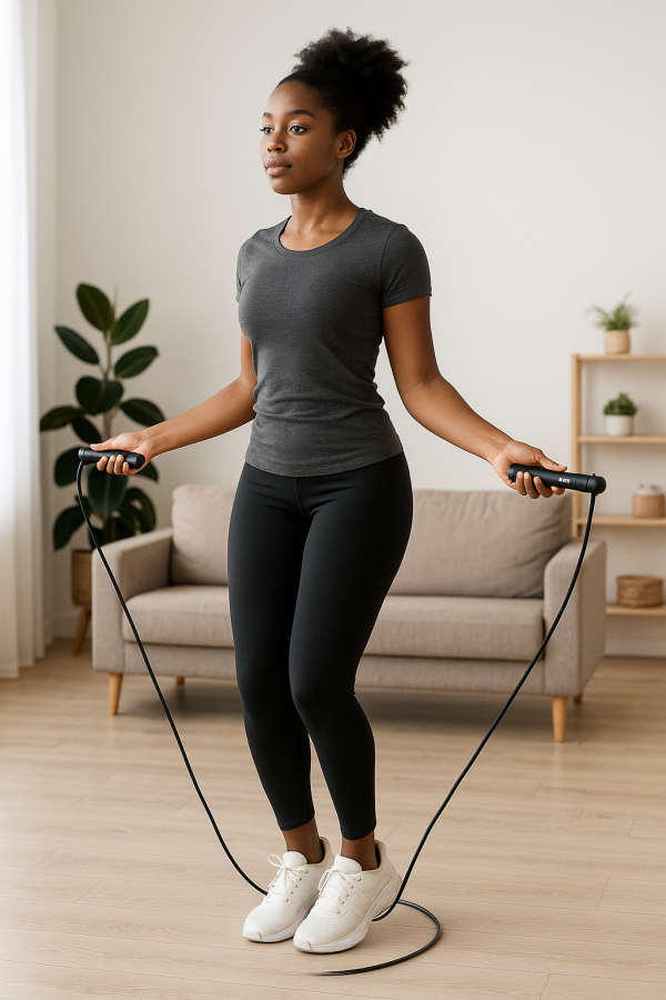 ⸻

Corde à Sauter Intelligente avec Écran LED – Fitness Connecté & Performances Suivies